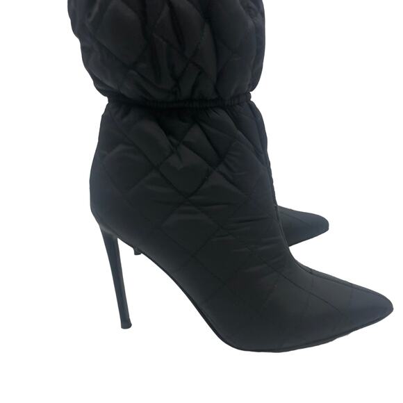 Steve Madden Womens Silhouette Puffer Over The Knee Boots Black Size 6 New - Picture 8 of 15